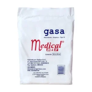 Gasas absorbentes asepticas producto + Modelo +Marca