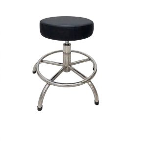 Taburete de Acero Inoxidable con Asiento Giratorio | VT-M428
